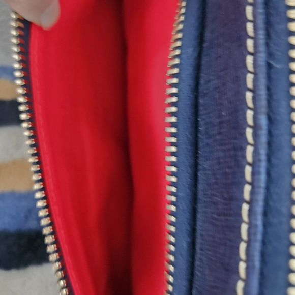 NWT Dooney & Bourke Marine Blue Saffiano Leather Wristlet/Wallet Great Gift! - Picture 9 of 15